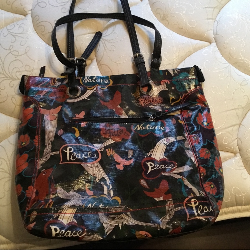COPY - Sakroots Birds of Peace Floral Tote Bag